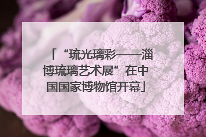 “琉光璃彩——淄博琉璃艺术展”在中国国家博物馆开幕