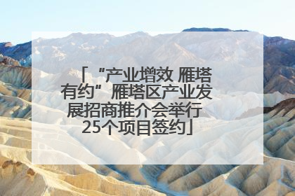 “产业增效 雁塔有约”雁塔区产业发展招商推介会举行 25个项目签约
