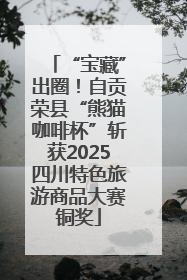 “宝藏”出圈！自贡荣县“熊猫咖啡杯”斩获2025四川特色旅游商品大赛铜奖