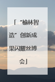 “榆林智造”创新成果闪耀丝博会
