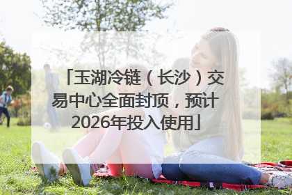 玉湖冷链（长沙）交易中心全面封顶，预计2026年投入使用