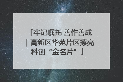 牢记嘱托 善作善成｜高新区华苑片区擦亮科创“金名片”