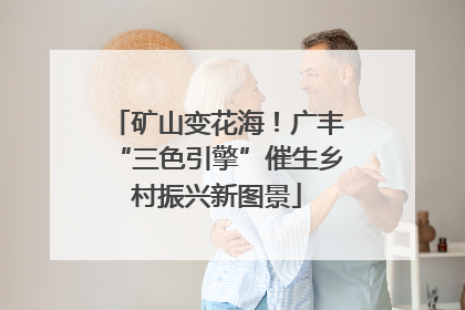矿山变花海！广丰“三色引擎”催生乡村振兴新图景