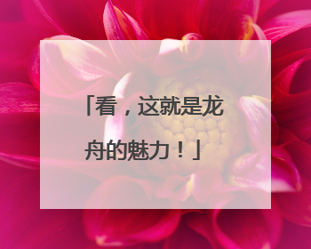 看，这就是龙舟的魅力！
