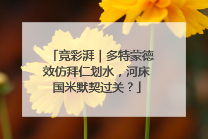 竞彩湃｜多特蒙德效仿拜仁划水，河床国米默契过关？