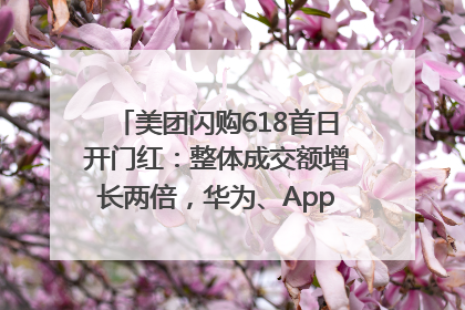 美团闪购618首日开门红：整体成交额增长两倍，华为、Apple、沃尔玛等近800个品牌翻倍增长