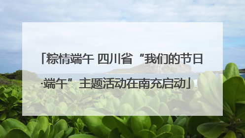 粽情端午 四川省“我们的节日·端午”主题活动在南充启动