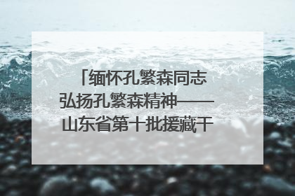缅怀孔繁森同志 弘扬孔繁森精神——山东省第十批援藏干部人才清明节前到岗巴县开展党性教育