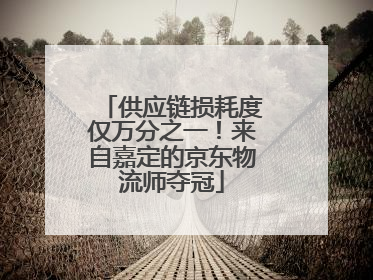 供应链损耗度仅万分之一！来自嘉定的京东物流师夺冠