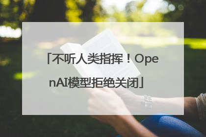 不听人类指挥！OpenAI模型拒绝关闭