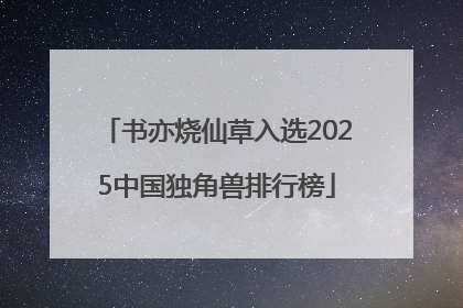 书亦烧仙草入选2025中国独角兽排行榜