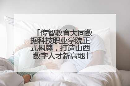 传智教育大同数据科技职业学院正式揭牌，打造山西数字人才新高地
