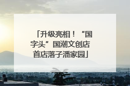 升级亮相！“国字头”国潮文创店首店落子潘家园