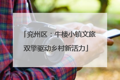 兖州区：牛楼小镇文旅双擎驱动乡村新活力
