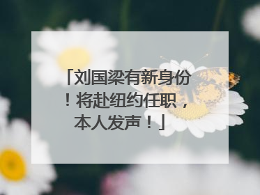 刘国梁有新身份！将赴纽约任职，本人发声！