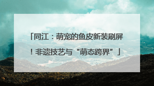 同江：萌宠的鱼皮新装刷屏！非遗技艺与“萌态跨界”