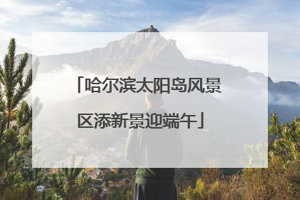 哈尔滨太阳岛风景区添新景迎端午