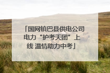 国网镇巴县供电公司 电力“护考天团”上线 温情助力中考