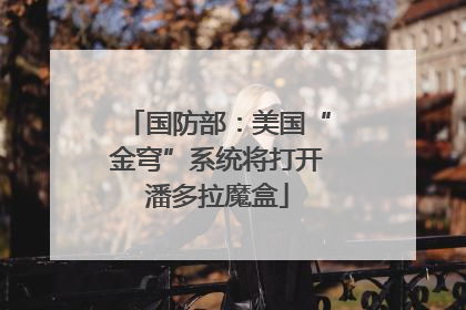 国防部：美国“金穹”系统将打开潘多拉魔盒