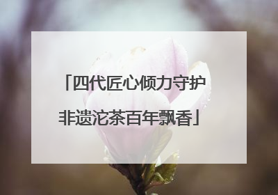 四代匠心倾力守护 非遗沱茶百年飘香