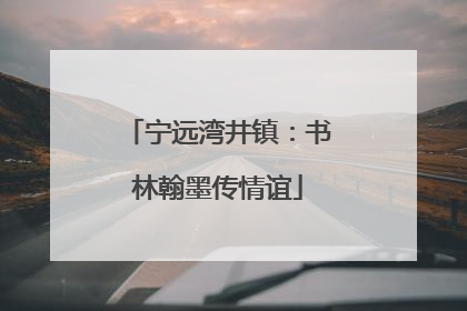 宁远湾井镇：书林翰墨传情谊