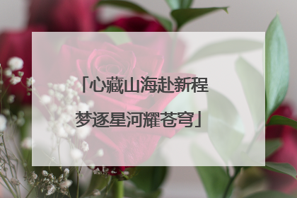 心藏山海赴新程 梦逐星河耀苍穹