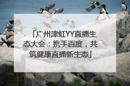 广州津虹YY直播生态大会：携手百度，共筑健康直播新生态