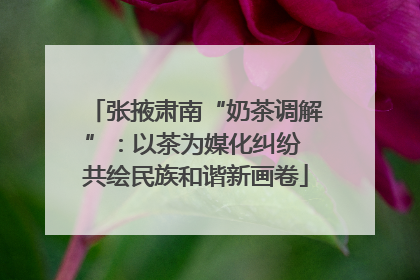 张掖肃南“奶茶调解”：以茶为媒化纠纷 共绘民族和谐新画卷