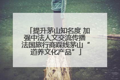 提升茅山知名度 加强中法人文交流传播 法国旅行商踩线茅山“道养文化产品”