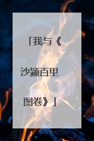 我与《沙颍百里图卷》