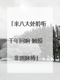 来八大处聆听千年回响 触摸非遗脉搏