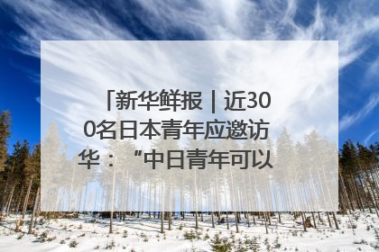 新华鲜报｜近300名日本青年应邀访华：“中日青年可以创造更好的未来”