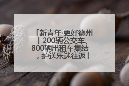 新青年·更好德州丨200辆公交车、800辆出租车集结，护送乐迷往返