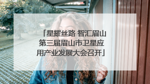星耀丝路 智汇眉山 第三届眉山市卫星应用产业发展大会召开