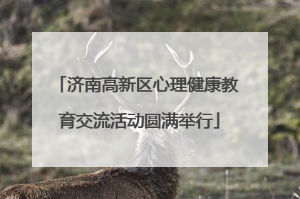济南高新区心理健康教育交流活动圆满举行