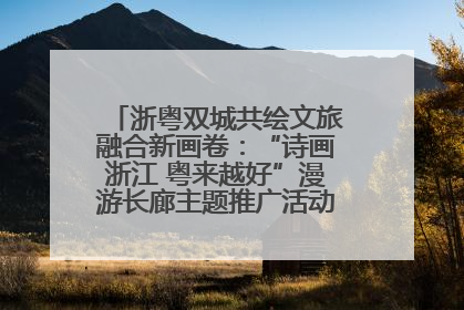 浙粤双城共绘文旅融合新画卷：“诗画浙江 粤来越好”漫游长廊主题推广活动在广州花城汇启幕