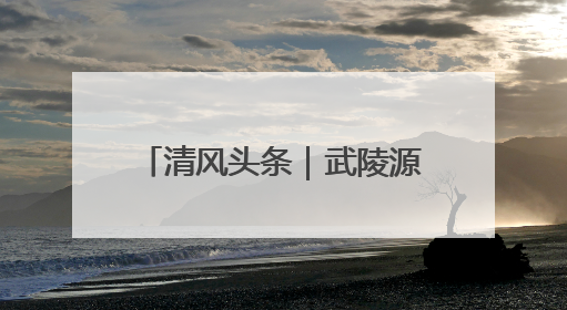 清风头条｜武陵源区：聚焦发力推动“三化”建设年行动