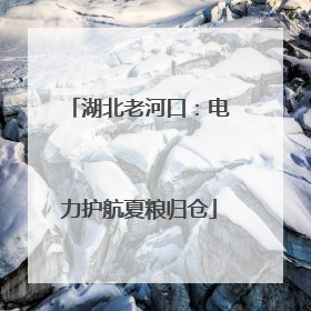 湖北老河口：电力护航夏粮归仓