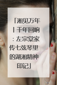 湘见万年丨千年回响：左宗棠家传七弦琴里的湖湘精神印记