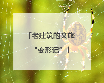 老建筑的文旅“变形记”