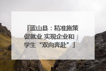 蓝山县：精准施策促就业 实现企业和学生“双向奔赴”