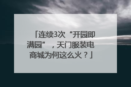 连续3次“开园即满园”，天门服装电商城为何这么火？