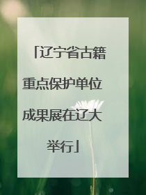 辽宁省古籍重点保护单位成果展在辽大举行