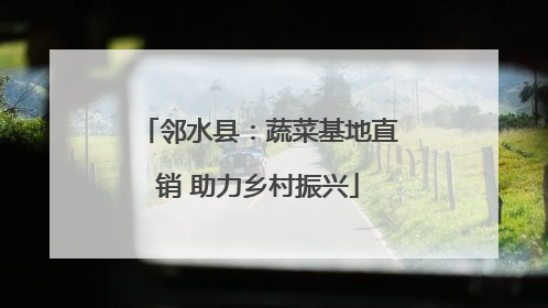 邻水县：蔬菜基地直销 助力乡村振兴