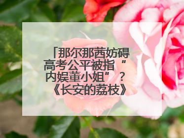 那尔那茜妨碍高考公平被指“内娱董小姐”？《长安的荔枝》播出未受影响