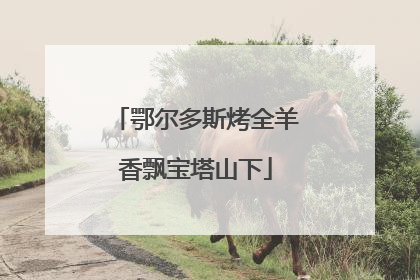 鄂尔多斯烤全羊香飘宝塔山下