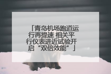 青岛机场跑道运行再提速 相关平行仪表进近试验开启“双倍效能”