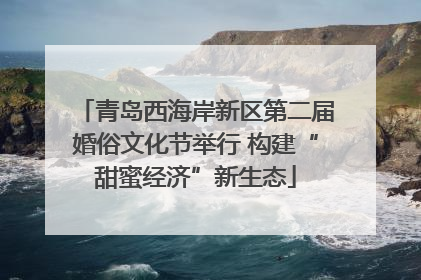青岛西海岸新区第二届婚俗文化节举行 构建“甜蜜经济”新生态