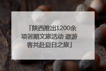 陕西推出1200余项暑期文旅活动 邀游客共赴夏日之旅