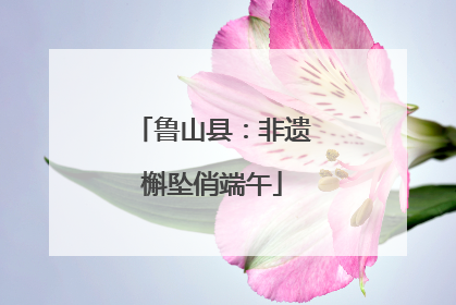 鲁山县：非遗槲坠俏端午